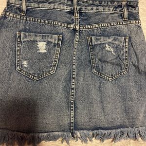 Lelis boutique jean skirt
